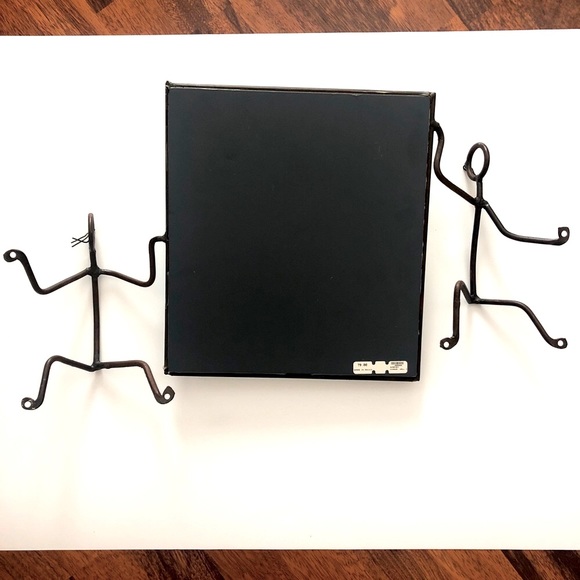 MIRROR Wrought iron  w/Matched Candleholder - Picture 5 of 8